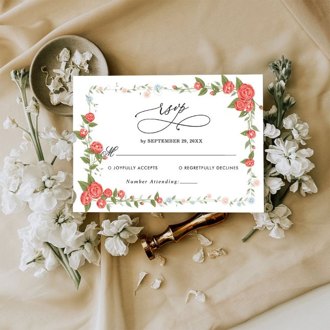 Budget Wedding RSVP Card (Creator Uploaded)