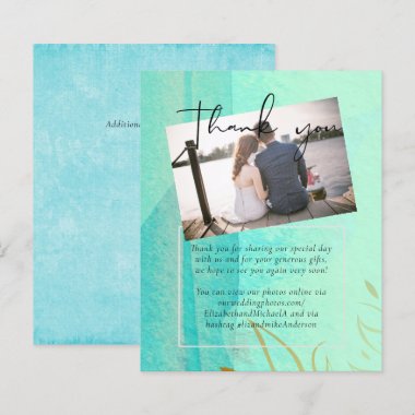 BUDGET Wedding Teal Aqua Watercolor Abstract