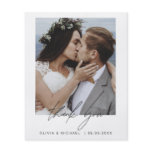 Budget Wedding Thank You Photo Flyer Budget Wedding Thank You Photo Flyer