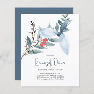 Budget Wedding Watercolor Invitations