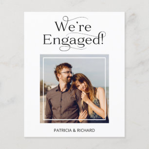 Budget We're Engaged Engagement Announcement