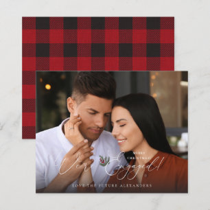 Budget We're Engaged Photo E Holly Berry Holiday B