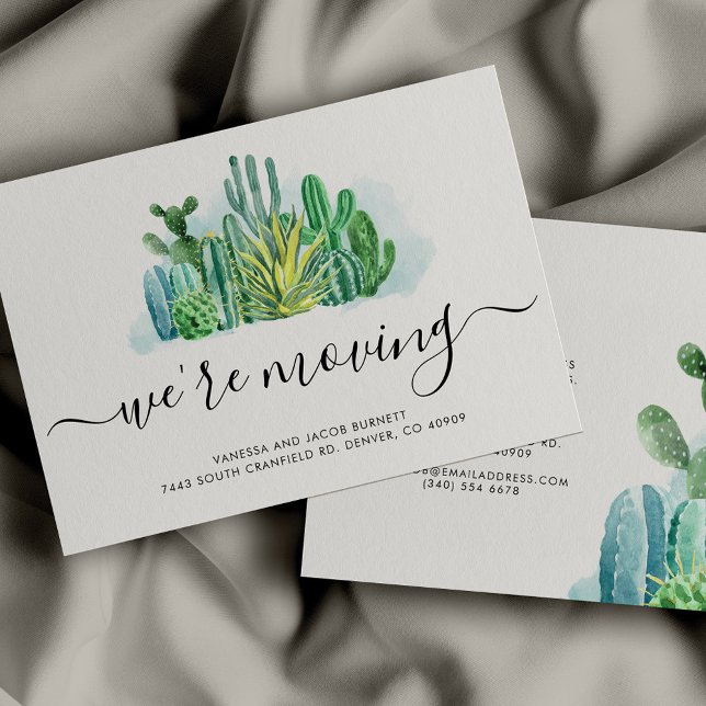 Budget We're Moving Cacti Change of Address (Creator Uploaded)