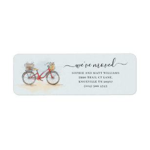 We Have Moved Return Address Labels | Zazzle