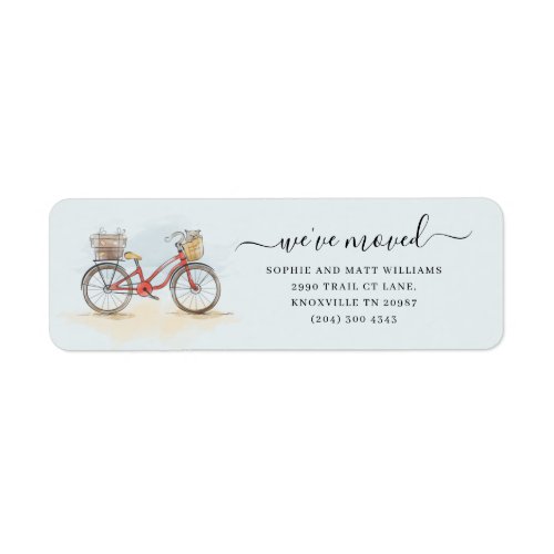 Budget Weve Moved Boho Chic Moving Return Address Label