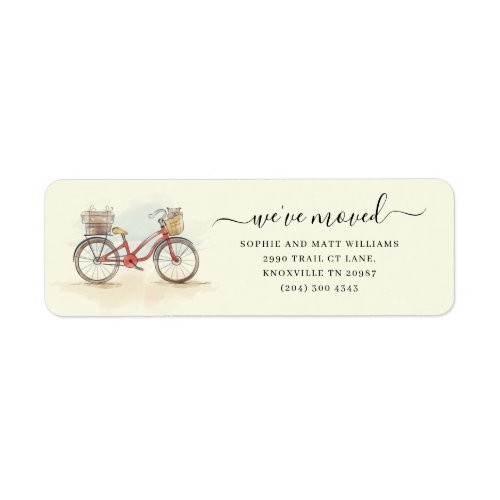 Budget Weve Moved Boho Chic Moving Return Address Label