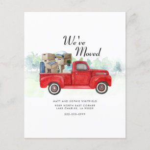 Budget We've Moved Change of Address Announcement