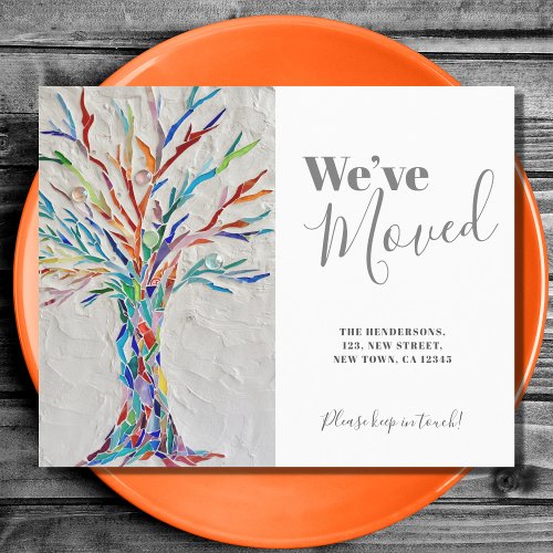Budget Weve Moved Family Tree Moving Card
