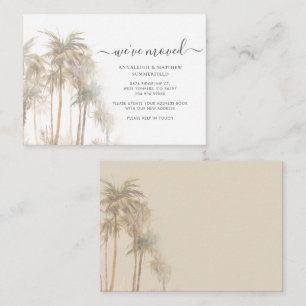 Budget We've Moved Palm Trees Moving Announcement