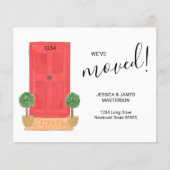 Budget We've Moved Red Door Announcement (Front)