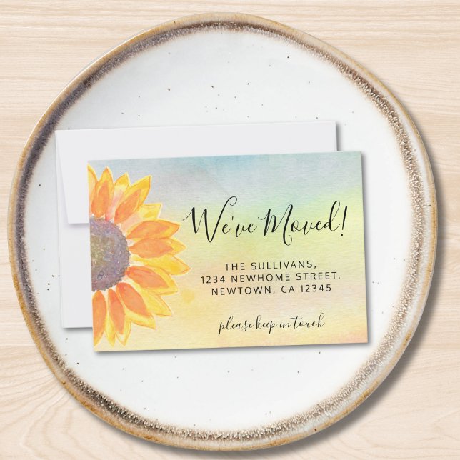  Budget We've Moved Sunflower Moving Announcement (Creator Uploaded)