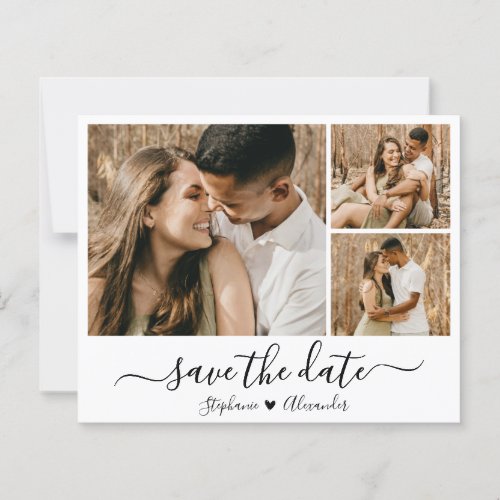 Budget Whimsical Calligraphy Photo Save The Date