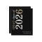 Budget White Gold Text 2026 Grad Announcement