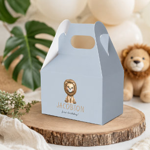Budget Wild One Safari Animals Boy Birthday Party Favor Boxes