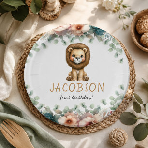 Budget Wild One Safari Animals Boy Birthday Party Paper Plates