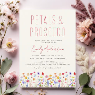 Budget Wildflower Petals & Prosecco Bridal Shower