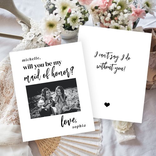 Budget will you be my maid of honor photo proposal