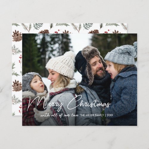 Budget Winter Botanicals Christmas Photo