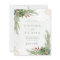 Budget Winter Holiday Greenery Save The Date