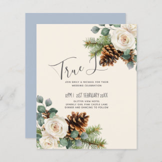 BUDGET Winter Wedding Eucalyptus Greenery Roses