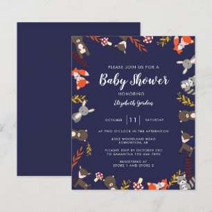 Budget Woodland Baby Shower Cute Forest Neutral