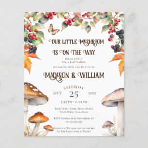 Budget Woodland Toadstool& Mushroom Baby Shower