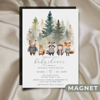 Budget Woodland Watercolor Baby Shower