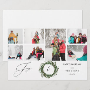 Budget Wreath Monogram Joy 7 Photo - Medium