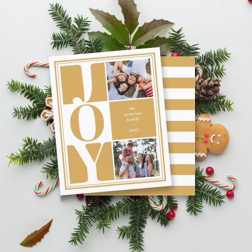 Budget Yellow Joy Photo Collage Christmas Holiday