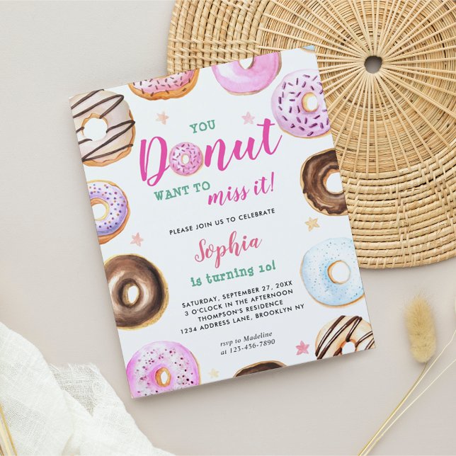 BUDGET You Donut Want to Miss it Birthday (Creator Uploaded)