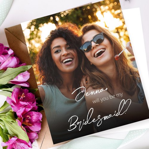 Budget Your Photo Will You Be My Bridesmaid V2