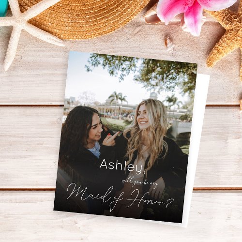 Budget Your Photo Will You Be My Maid of Honor