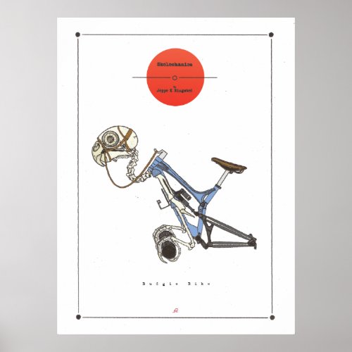 Budgie Bike Poster