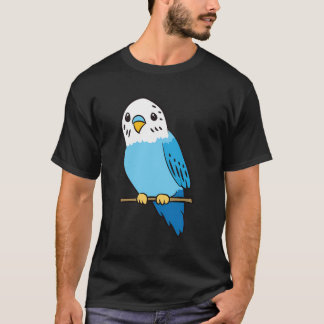 Budgie Bird Parakeet Cute Parakeet Blue T-Shirt