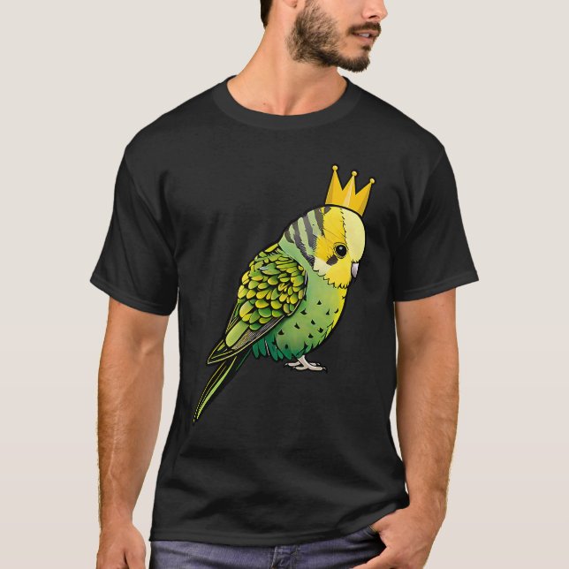 Budgie Bird Parakeet For Budgerigar Owner 1 T-Shirt (Front)
