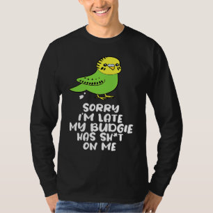 Budgie Bird Parakeet For Budgerigar Owner 8 T-Shirt