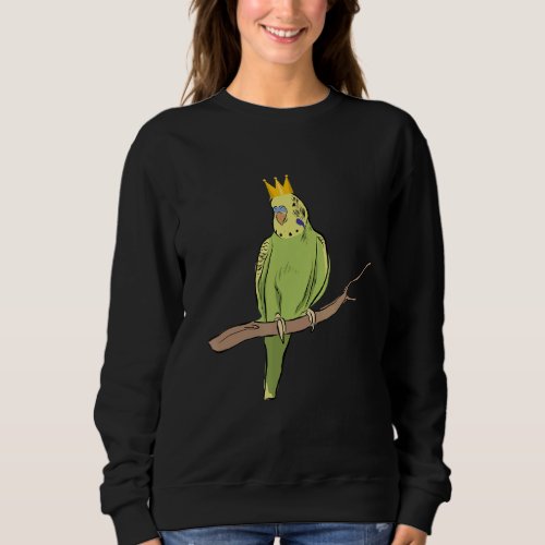 Budgie Bird Parakeet For Budgerigar Owner Sweatshirt