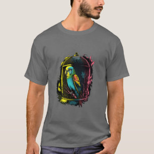 Budgie Budgerigar Parakeet Bird Pet Owner vintage T-Shirt