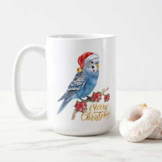 Budgie Christmas Coffee Mug