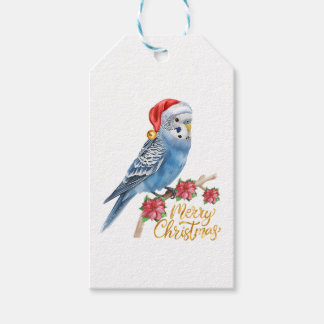 Budgie Christmas Gift Tags