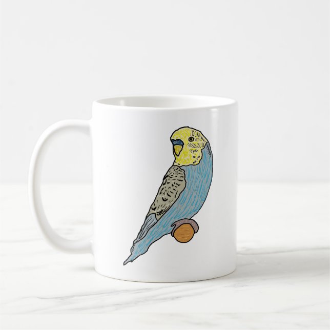 Budgie Coffee Mug (Left)