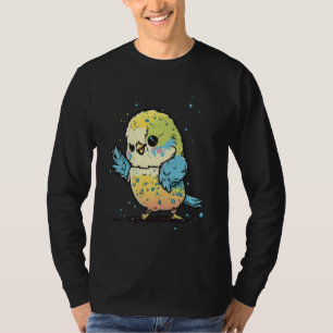 Budgie Dabbing Budgerigar Parakeet Bird Dab Dance  T-Shirt