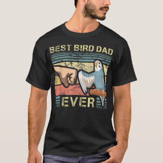 Budgie Dad Bird Lover Father Animal Enthusiast T-Shirt