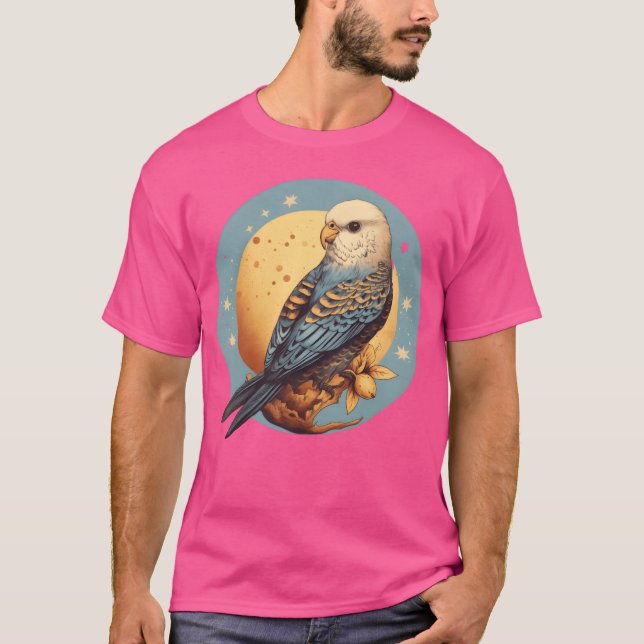 Budgie for a Ornithologist bird owner budgie frien T-Shirt (Front)