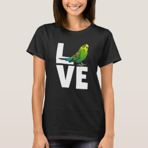 Budgie For Men Women Budgerigar Parrot Puffin Para T-Shirt