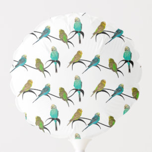 Budgie Frenzy Balloon (choose colour)