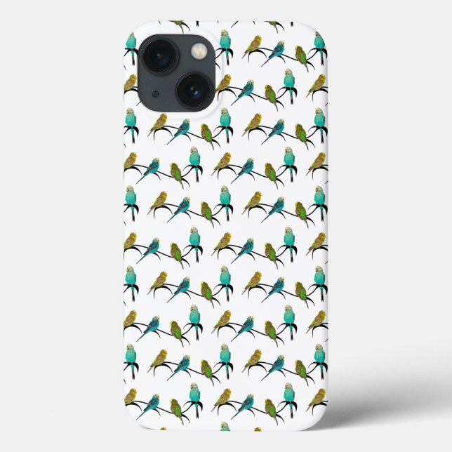 Budgie Frenzy iPad Case (Back)