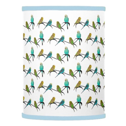 Budgie Frenzy Lampshade