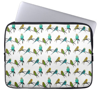 Budgie Frenzy Laptop Sleeve
