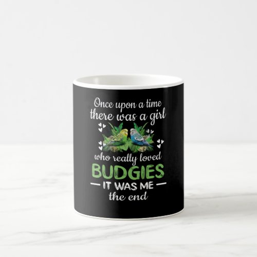 Budgie Girl Gifts Budgie Lover Parakeet Budgerigar Coffee Mug